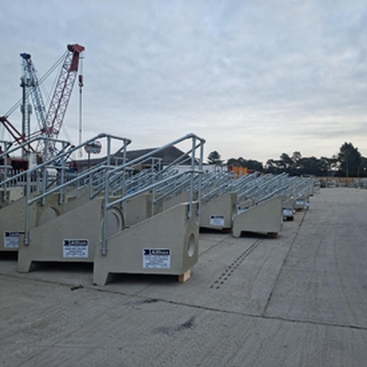 Headwalls awaiting delivery