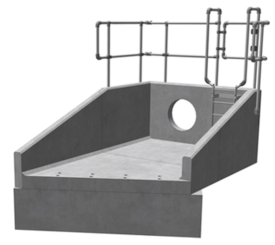 RSFA20B 10 3690 LH Angled Headwall