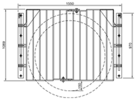 SFA Outfall Safety Grille Type 4 1050