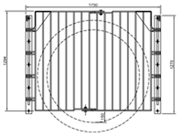 SFA Outfall Safety Grille Type 4 1200