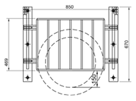 SFA Outfall Safety Grille Type 4 450