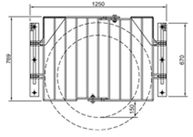 SFA Outfall Safety Grille Type 4 750