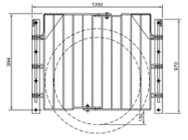 SFA Outfall Safety Grille Type 4 900