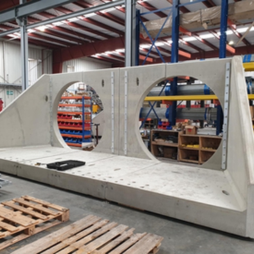 SFA50 Headwall For 2x 1800mm Id Pipes
